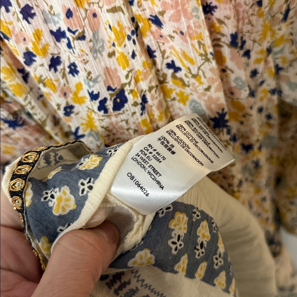 Free People Gardenia Tunic shirt top blouse - Picture 7 of 7